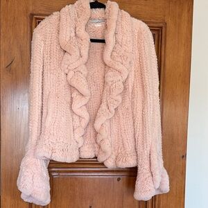 Alberto Makali Pink Teddy Jacket